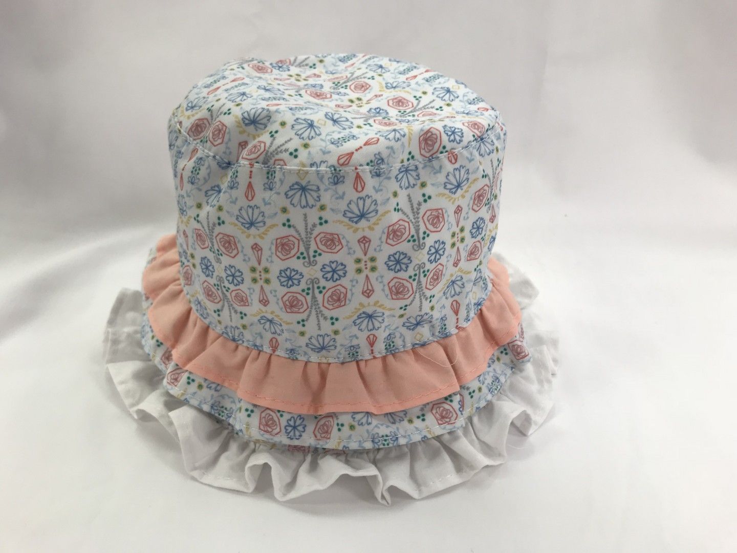 SUNNY DAYZ PATTERNED SUN HAT SIZE 0-12 MONTHS