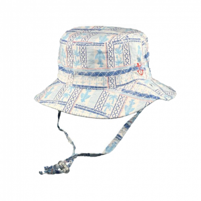 DOZER BABY BOYS BLUE REVERSIBLE BUCKET HAT TRIBE 