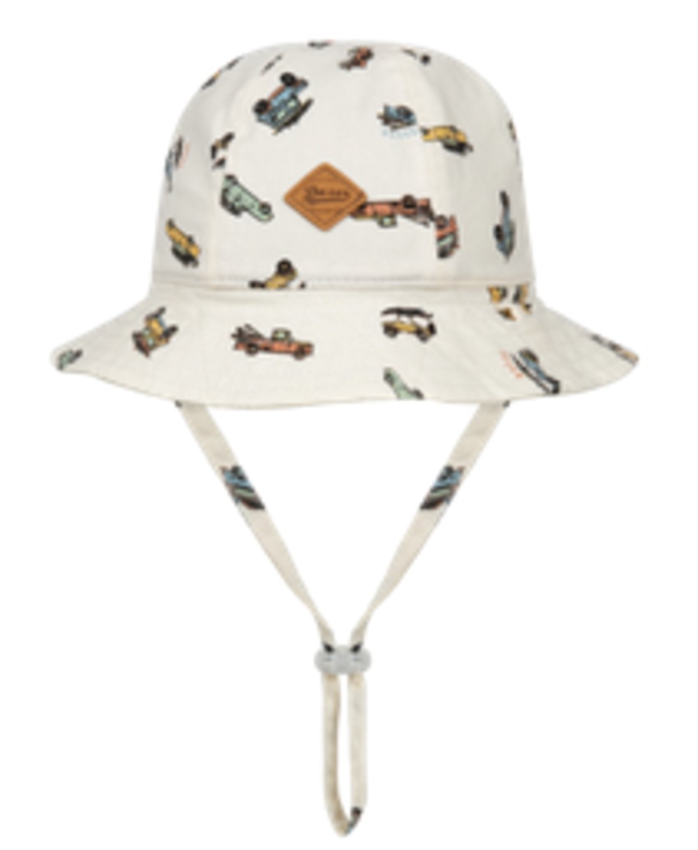 DOZER BABY BOYS NATURAL REVERSIBLE FLOPPY HAT BOWEN