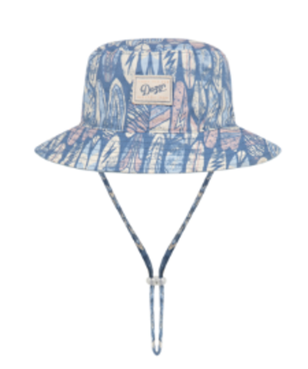 DOZER BOYS TEAL REVERSIBLE BUCKET HAT BREMER 