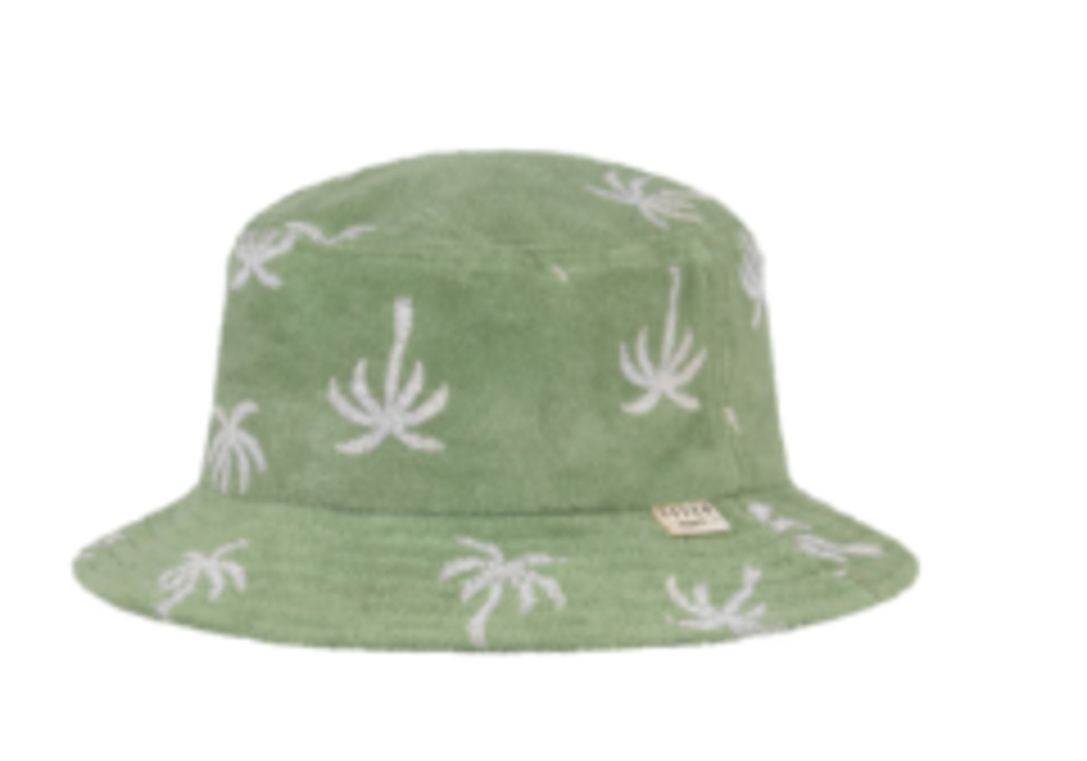 DOZER BOYS GREEN BUCKET HAT PALMWOOD 