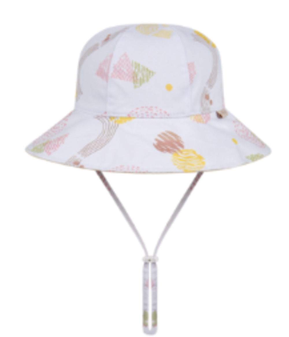 MILLYMOOK GIRLS REVERSIBLE WHITE FLOPPY HAT ERITH