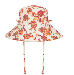 MILLYMOOK GIRLS NATURAL REVERSIBLE WIDE BRIM HAT LILLYPILLY