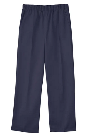St. DamianNavyAll Elastic PantGrades:  Kindergarten-8Sizes:  2T-7
