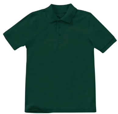 St. Thomas the ApostleGreenShort Sleeve PoloWith School Logo