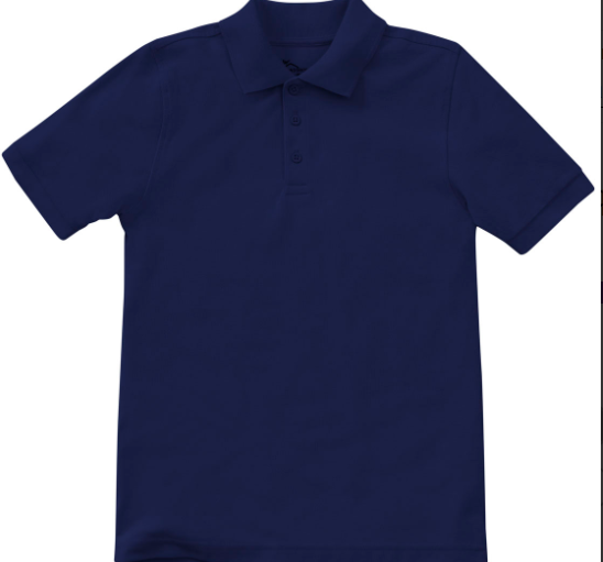 NavyShort Sleeve PoloGrades:  Kindergarten-4