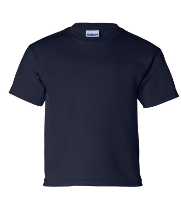 Oakdale Gym T-shirt NavyWith School LogoGYM is held three times a week