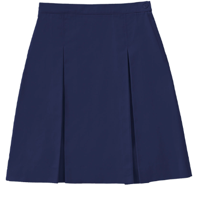 Two Kick Pleat Skirt
Navy