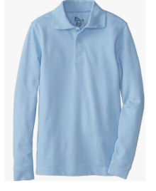 St. Thomas the ApostleLong Sleeve PoloLight Blue Boys Only