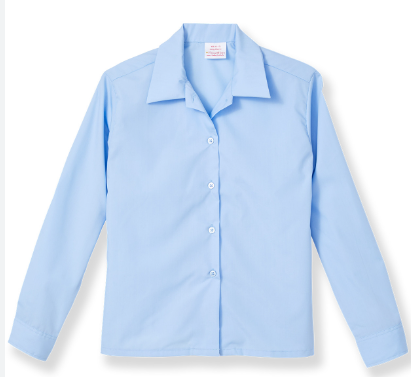 Light BlueLong SleevePointed Collar BlouseGrades:  PreK-2