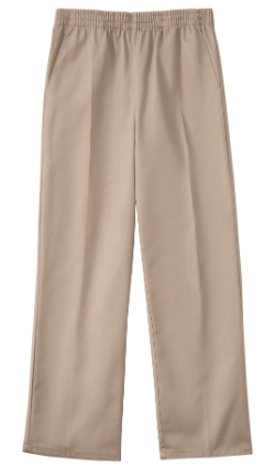 Khaki Elastic Waist PantGrade: Pre-K