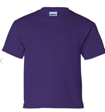 Heritage Leadership AcademyPurple Gym T-ShirtWith School LogoGYM is held twice a week