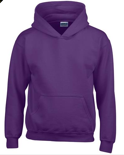 Heritage Leadership AcademyPurple Hooded SweatshirtWith School LogoGYM is held twice a week