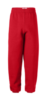 Oakdale Gym Sweatpants RedWith School LogoGYM is held three times a week