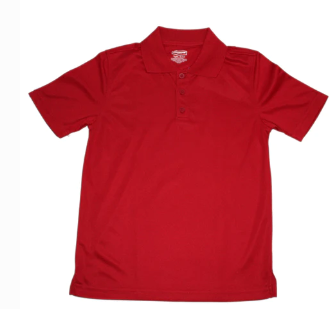 RedShort Sleeve PoloGrades:  Kindergarten-4