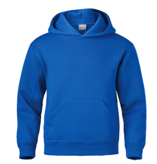 Holy Family SchoolRoyal Hooded SweatshirtWith School Logo