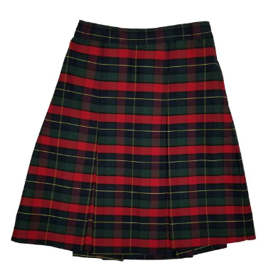 Two Kick Pleat Skirt
Plaid 66