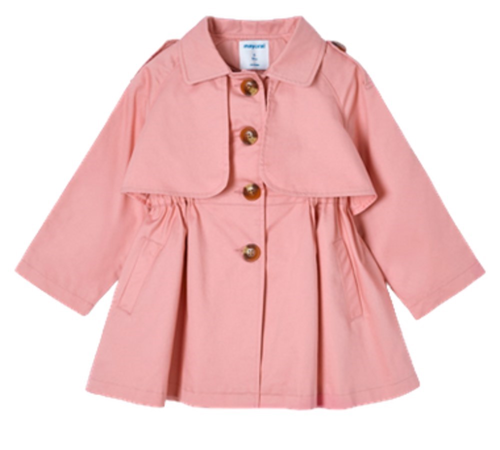 MAYORAL 3431 GIRLS MAUVE TRENCH COAT