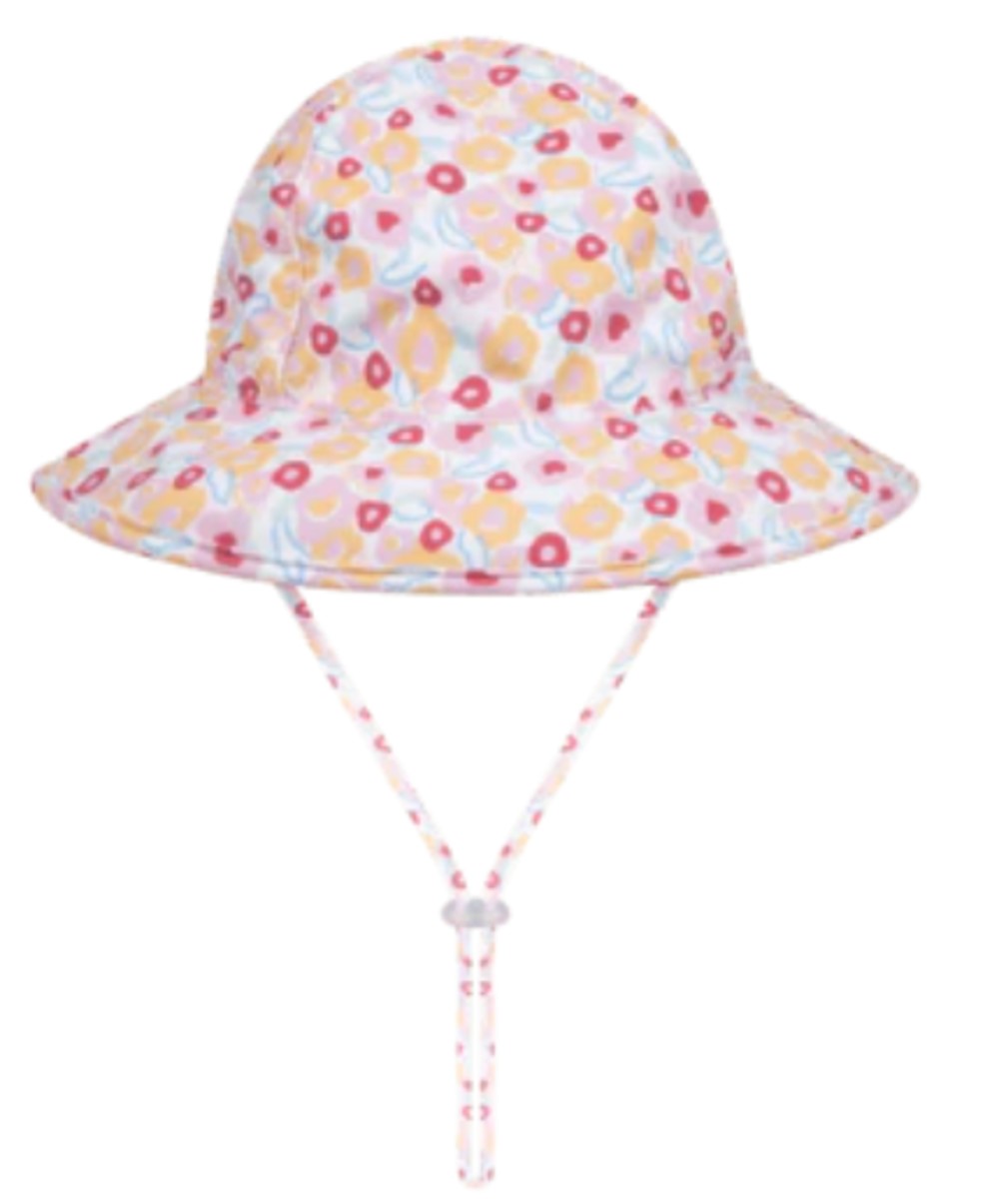 MILLYMOOK BABY GIRLS PINK REVERSIBLE BUCKET HAT KIORA