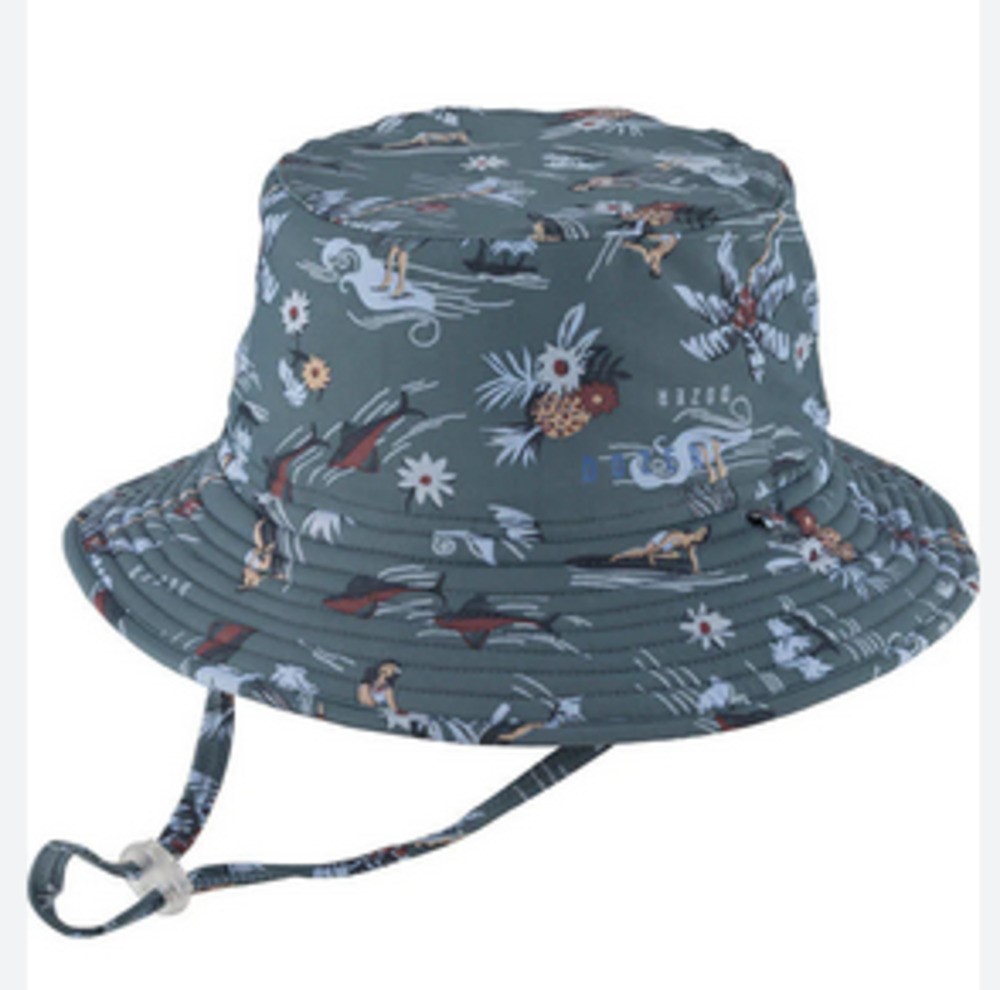 DOZER BOYS SLATE REVERSIBLE BUCKET HAT BRICE