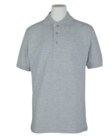 St. DamianGrayShort Sleeve PoloWith School LogoGrades:  Kindergarten-8