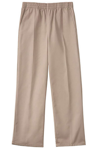 St. DamianKhaki Elastic Waist PantGrades:  Kindergarten-8Sizes:  2T-7