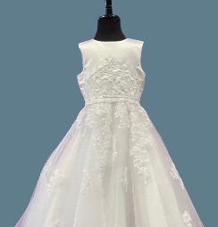 Lauren Marie Communion Dress#602Front