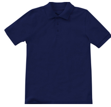 St. DamianNavyShort Sleeve PoloWith School LogoGrades:  Kindergarten-8