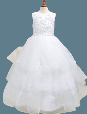 Princess Daliana Communion Dress#400Front