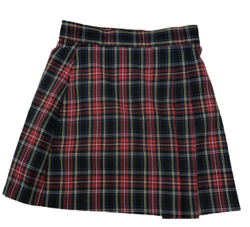 Girls Double Pleated Skort Plaid 56