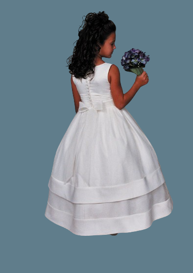 Sweetie Pie Communion Dress#318BackHeadpiece Not Included