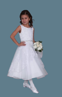 Sweetie Pie Communion Dress#300Front