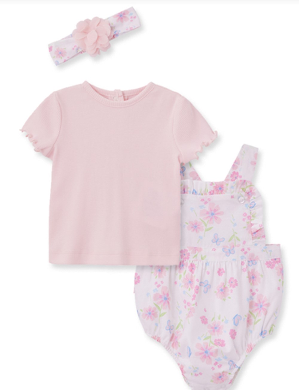 LITTLE ME LLD12940N BABY GIRLS DREAMS BUBBLE SET WITH MATCHING HEADBAND