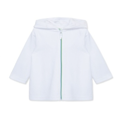 Little Me LWK13971 Clothes for Baby Boys' Hooded Robe Cover-Up, White