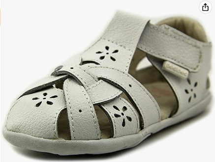 PEDIPED TODDLER GIRLS WHITE SANDAL NIKKI