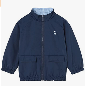 MAYORAL 1426 BABY BOYS NAVY REVERSIBLE NAUTICAL JACKET