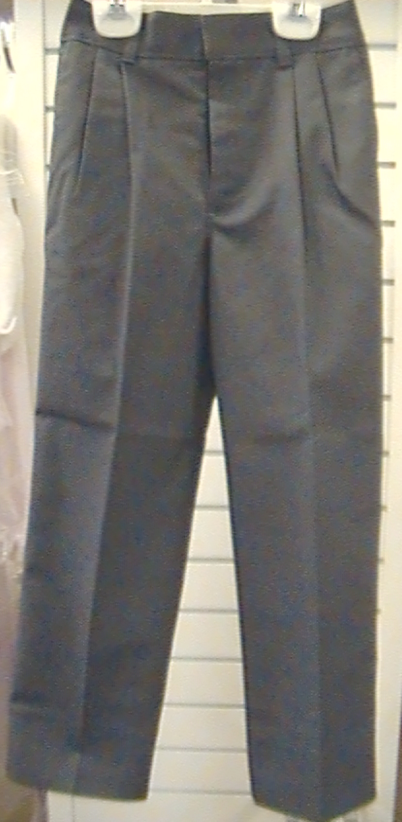 Charcoal Gray PantPleated Front