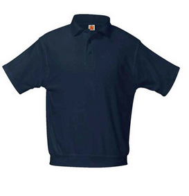 St. DamianGirls Short Sleeve Banded PoloNavyWith School LogoGrades:  Kindergarten-8