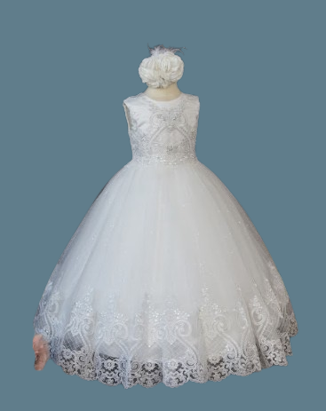 Princess Daliana Communion Dress#401Front