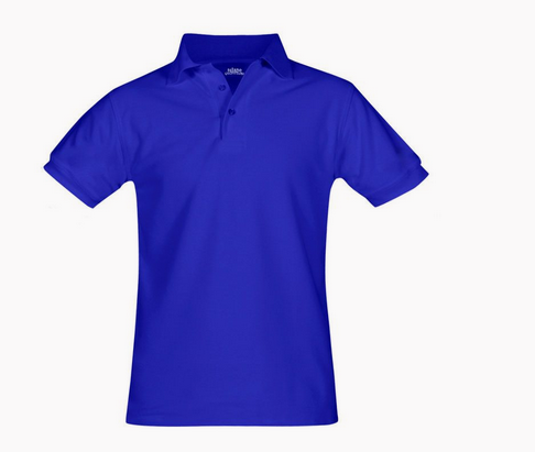 St. DamianRoyalShort Sleeve PoloWith School LogoGrades:  1-8Final Sale Non Refundable Non Exchangeable